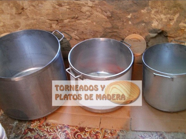 Olla de acero para pulpo