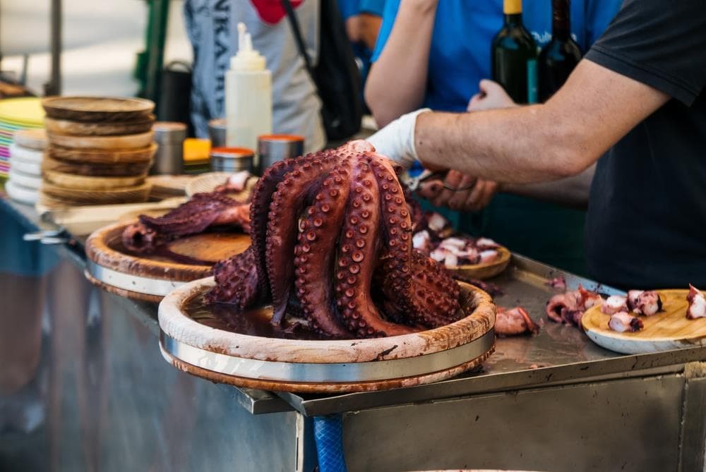Venta de ollas industriales y utensilios para el pulpo